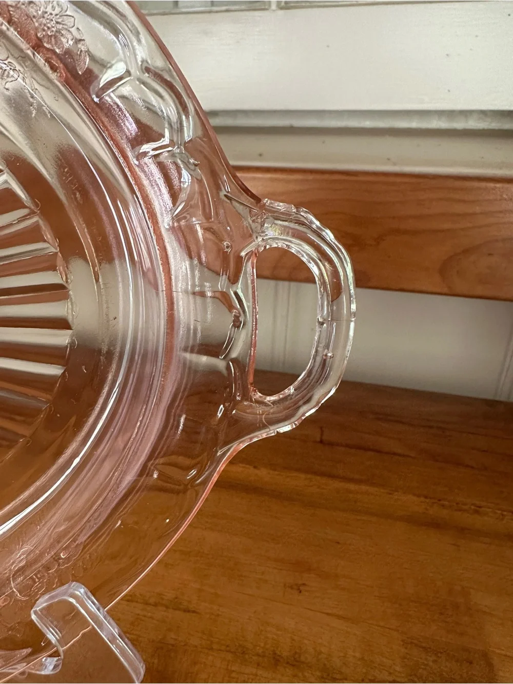 Anchor Hocking Depression Glass Handled Oval Platter